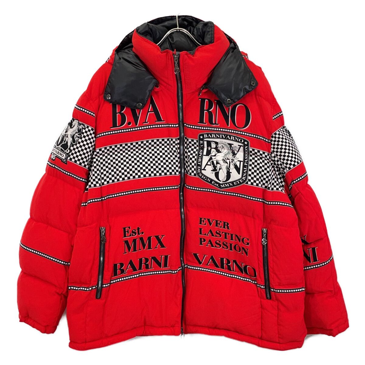 BARNI VARNO バーニヴァーノ ﾚｯﾄﾞ ﾀﾞｳﾝｼﾞｬｹｯﾄ 3L - メルカリ