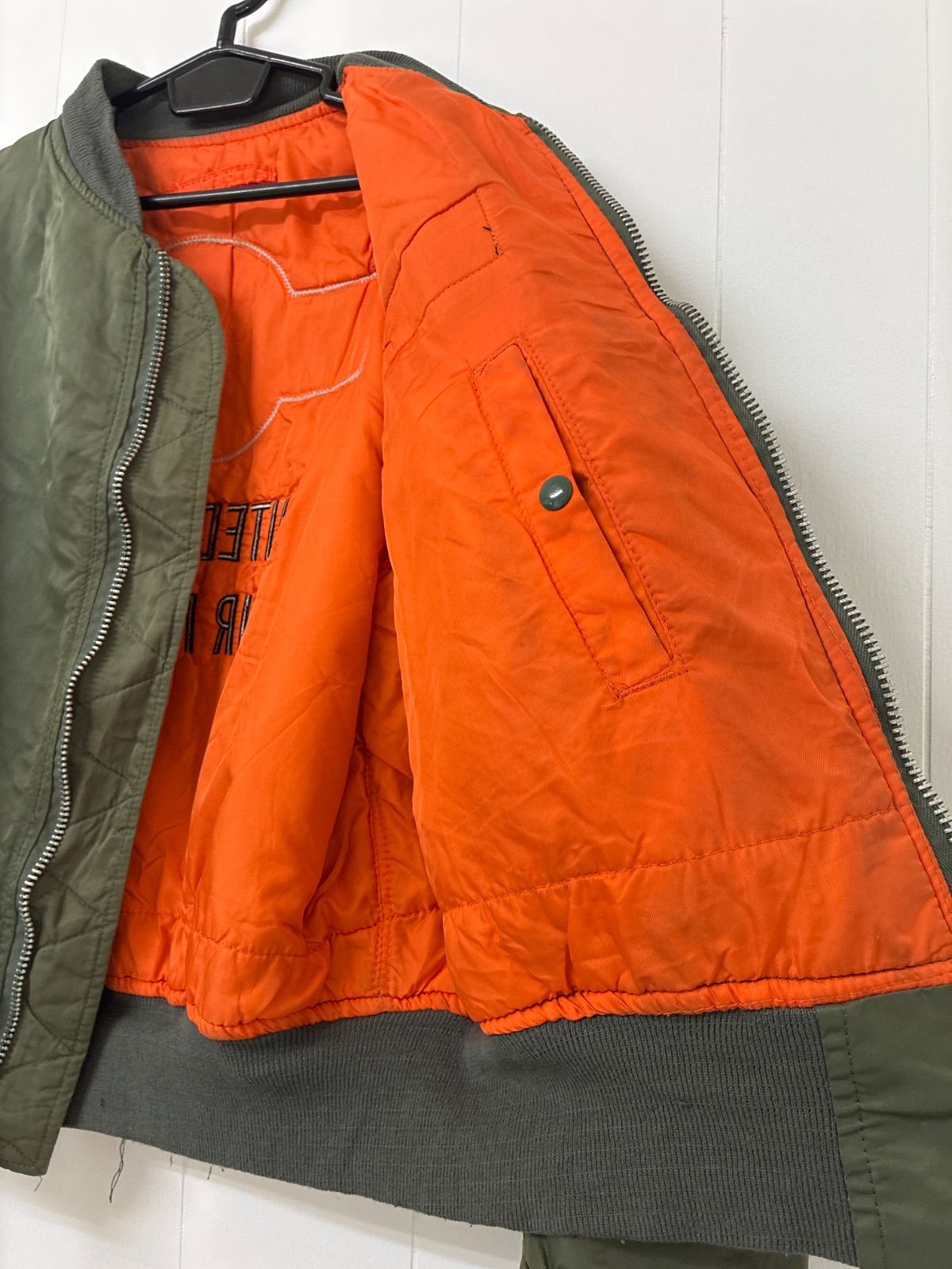 USA製 ALPHA INDUSTRIES ma-1 M 90s 短丈 - メルカリ