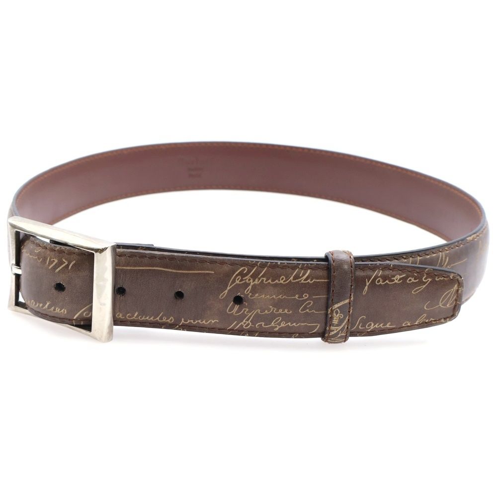 Berluti (ベルルッティ) カリグラフィ スクリットレザーベルト