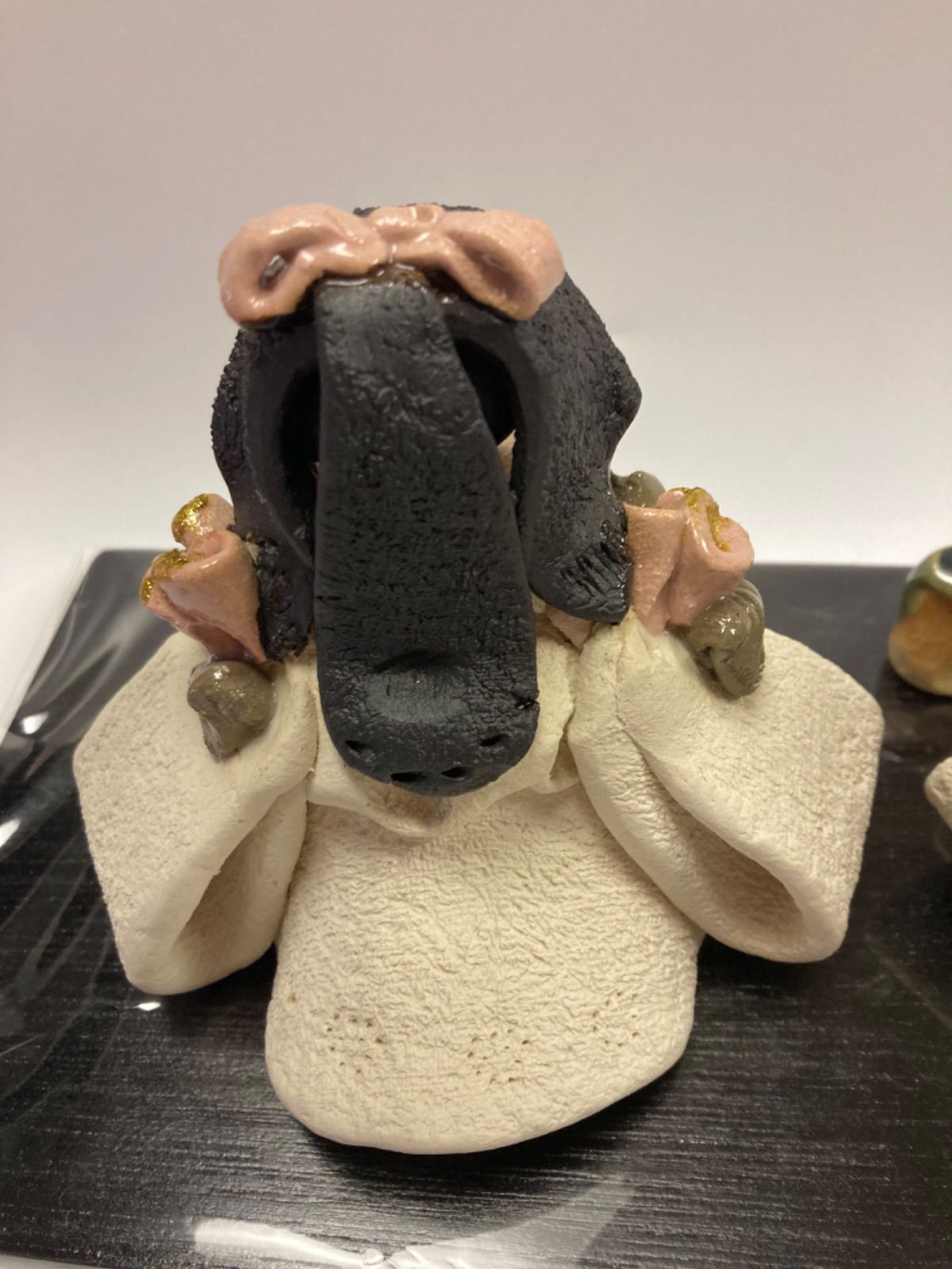 新品】花無垢 夫婦雛 雅窯 水野雅子 陶器製 お雛様 雛人形 雛飾り