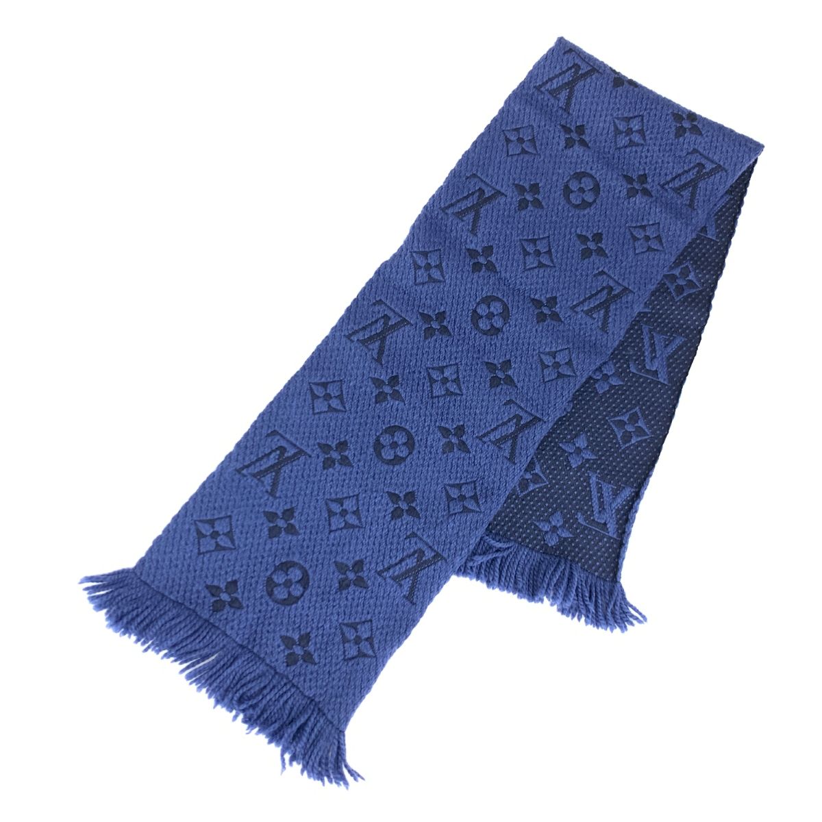 LOUIS VUITTON ルイヴィトン エシャルプ ロゴマニア マフラー M70812