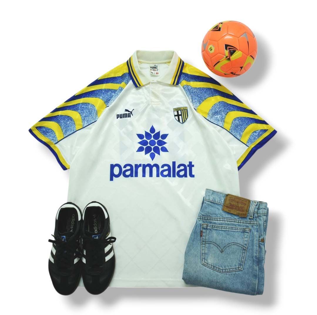 希少】 90s ヴィンテージ イタリア製 プーマ PUMA 1995－96 AWAY 2nd