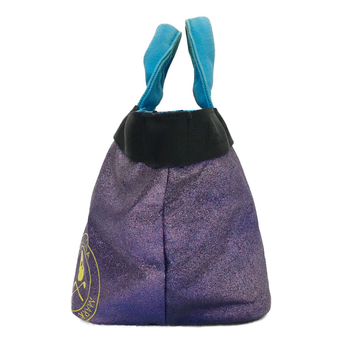 中古 マークアンドロナ MARK&LONA カートバッグ パープルラメ ハワイ