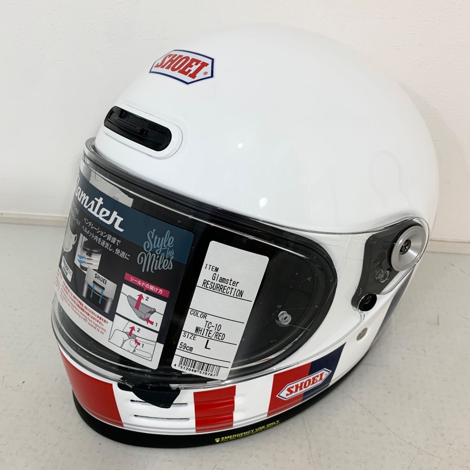 新品】Shoei ショウエイ グラムスター Glamster Resurrection フル