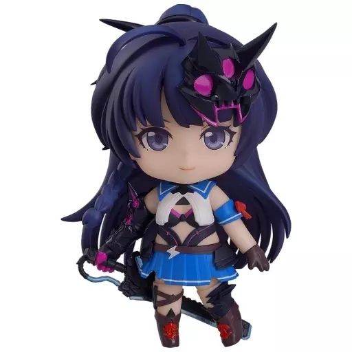 中古】フィギュア ねんどろいど 雷電芽衣 雷電女王の鬼鎧Ver. 「崩壊