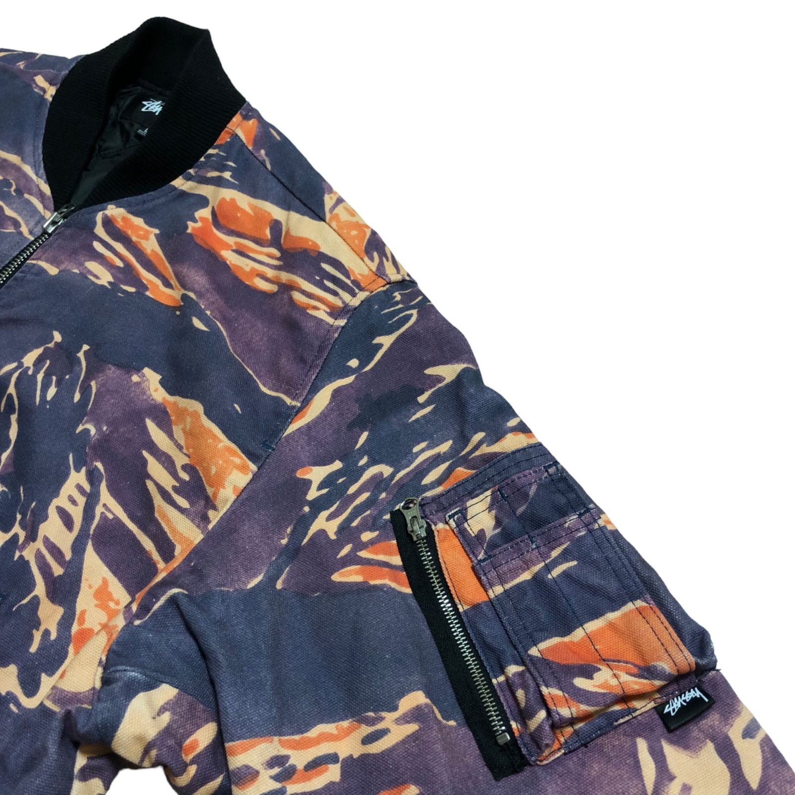 ステューシー STUSSY ×LUCIEN SMITH/22AW/TIGRIS CANVAS BOMBER JACKET