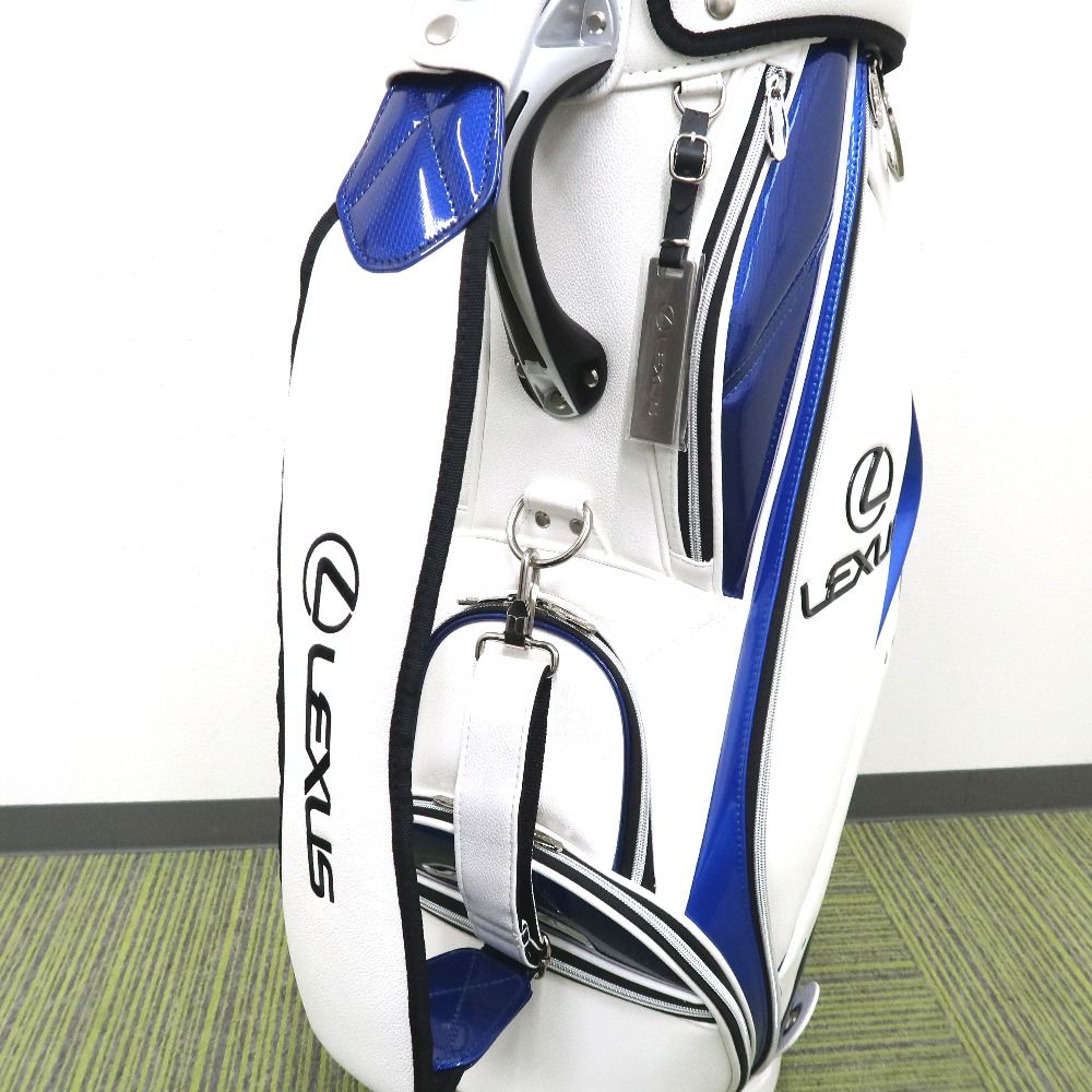 LEXUS ゴルフキャディバッグ ホワイト LEXUS ゴルフバッグ・キャディ