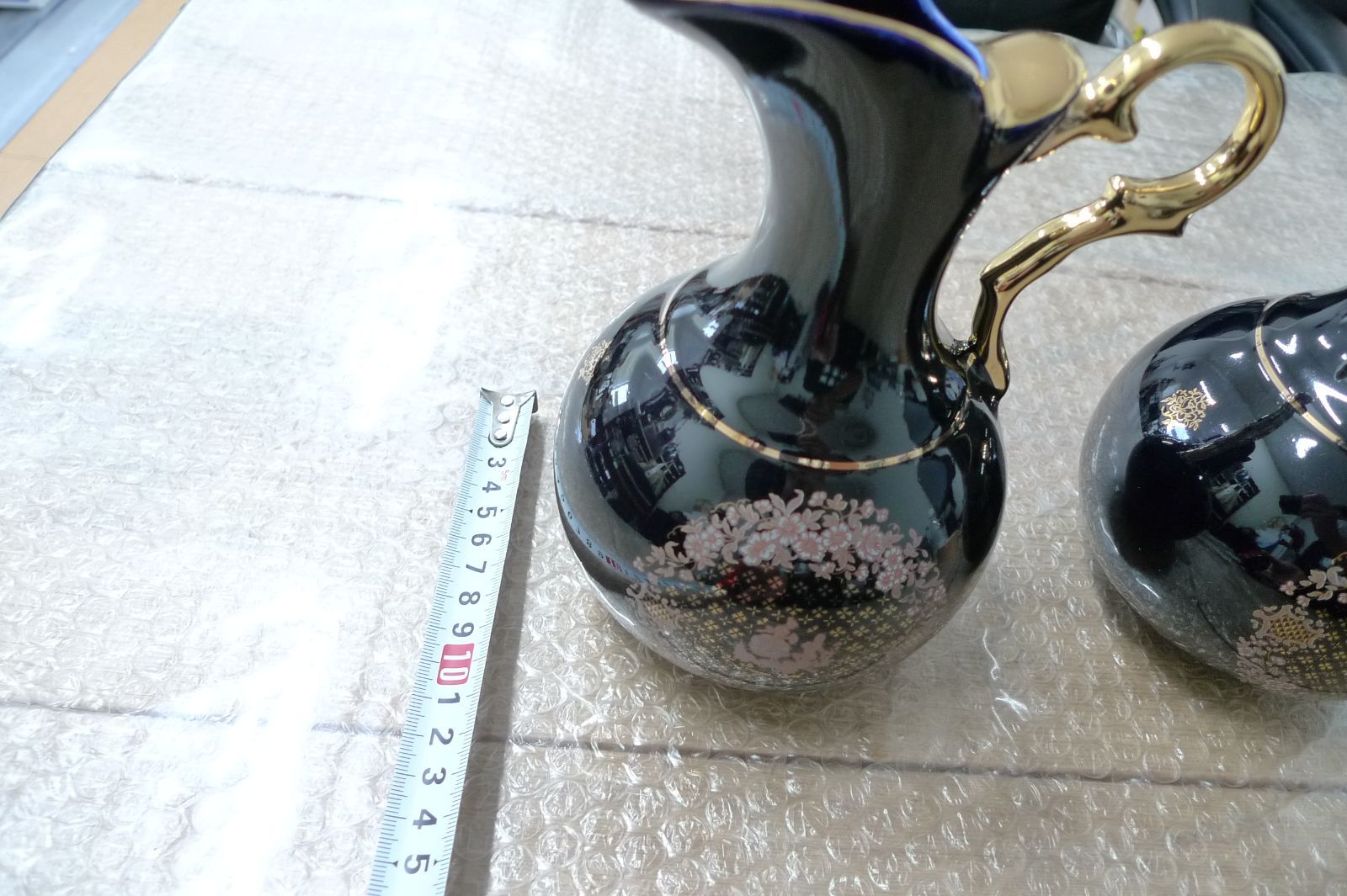 LIMOGES CASTEL リモージュ キャッスル 水差し 22K 金彩 陶器 フランス