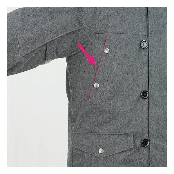 バイク用 N-3BRプリマロフトウインタージャケット ヘリンボーン