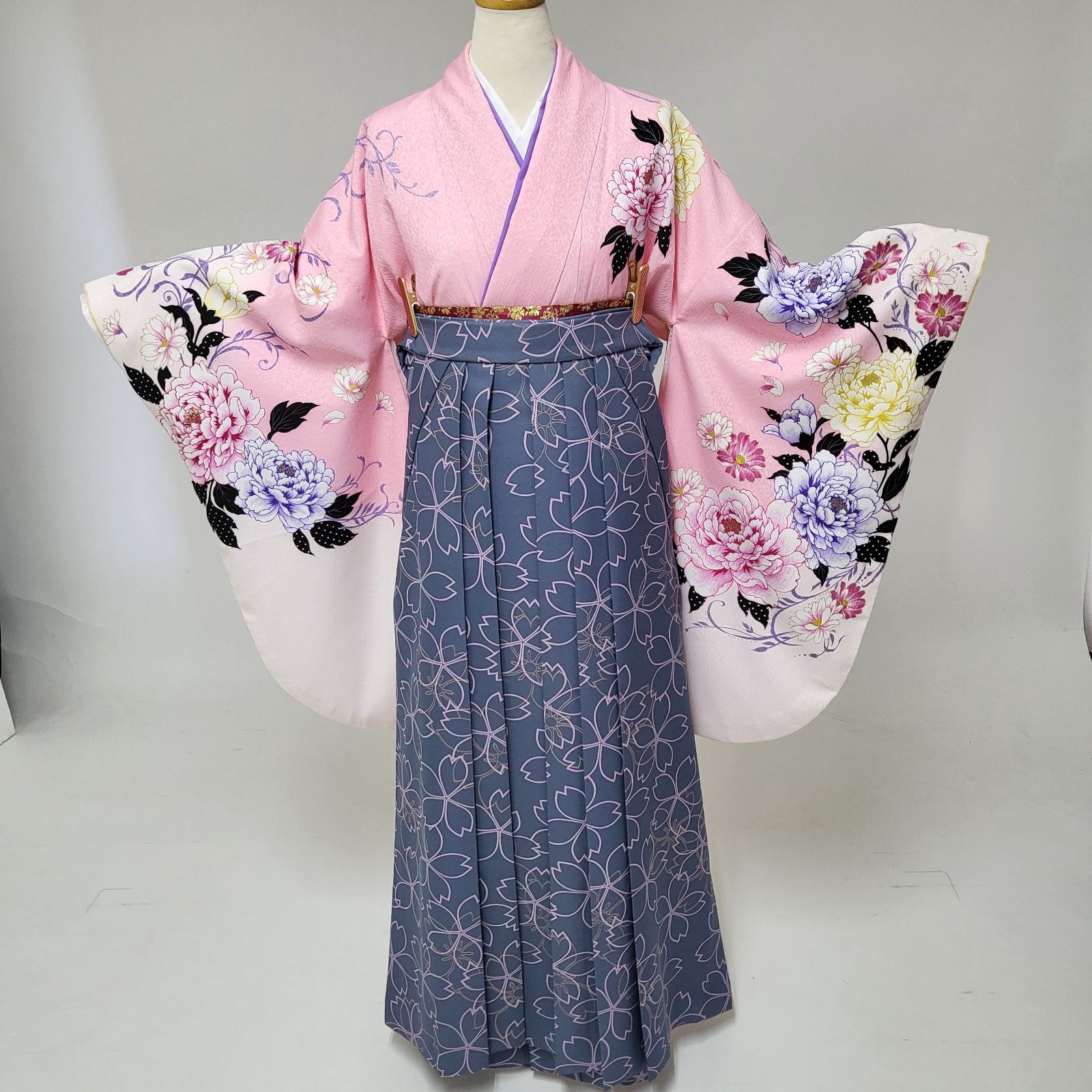 ヒロミチナカノ hiromichinakano 袴セット 二尺袖 一尺八寸 小振袖