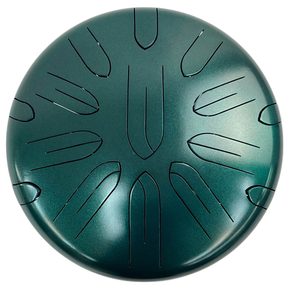 さざなみドラム(小型) グリーン A=440Hz マレット、ケース付き