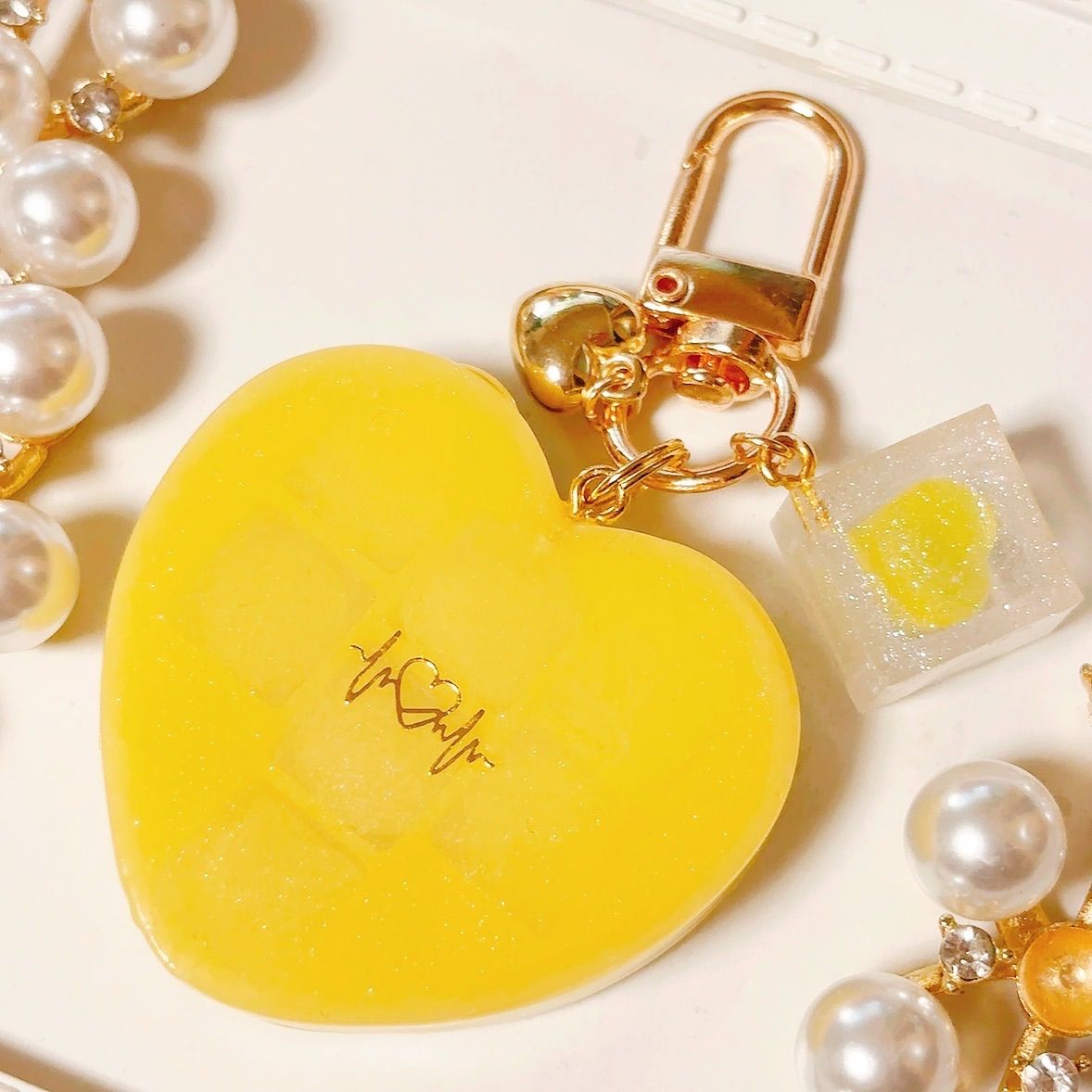 プリン メルティチョコレートボックス◇シャカシャカキーホルダー