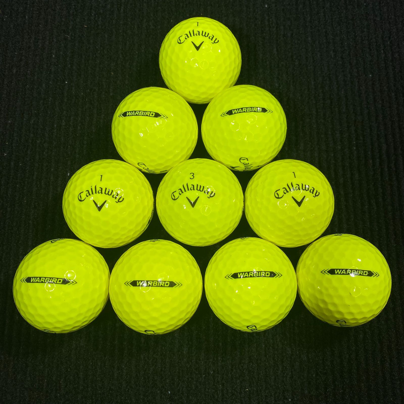 Callaway Warbird ゴルフボール イエロー 6個セット 楽天市場