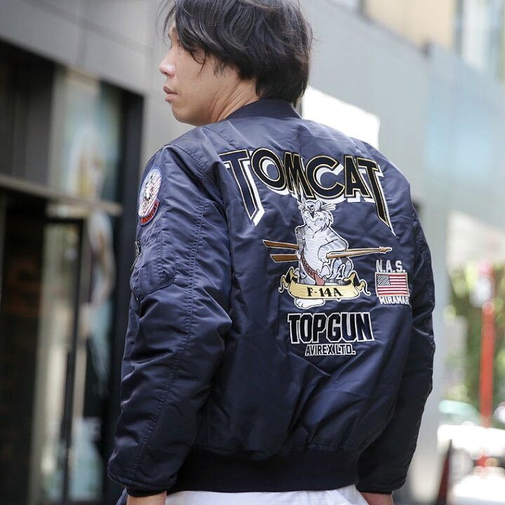 Avirex MA-1 フライトジャケット ネイビー Mサイズ AVIREX MA-1 AVIREX