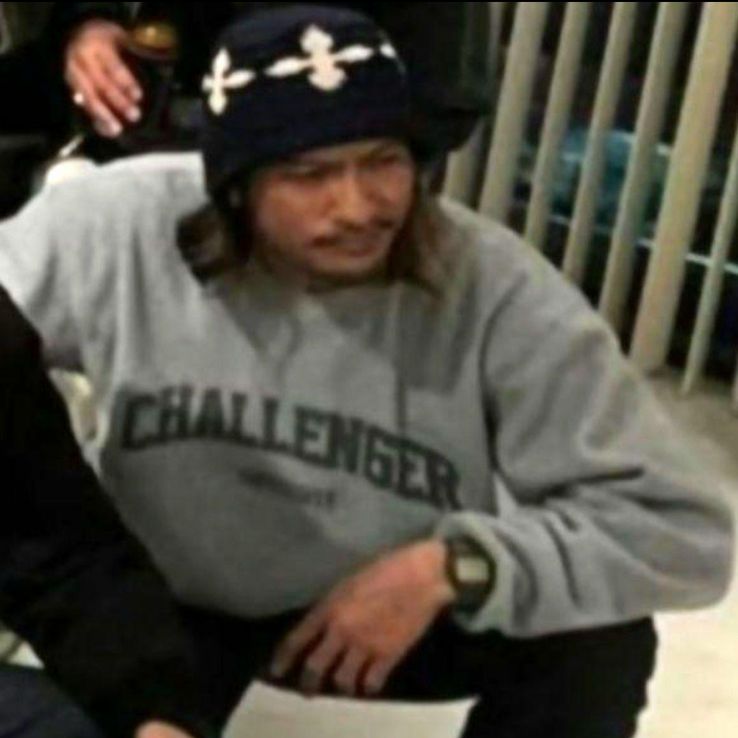 challenger チャレンジャー フリース トレーナー gray L 長瀬智也 同型