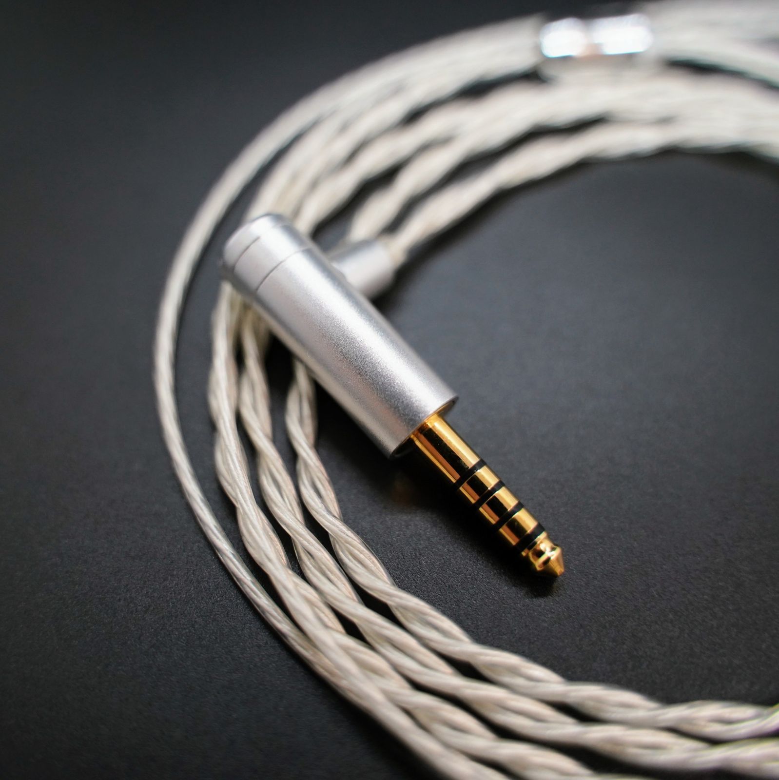 最高峰グレード 7N超冷凍製単結晶銅銀メッキ最高ケーブル IE500/4.4mmL