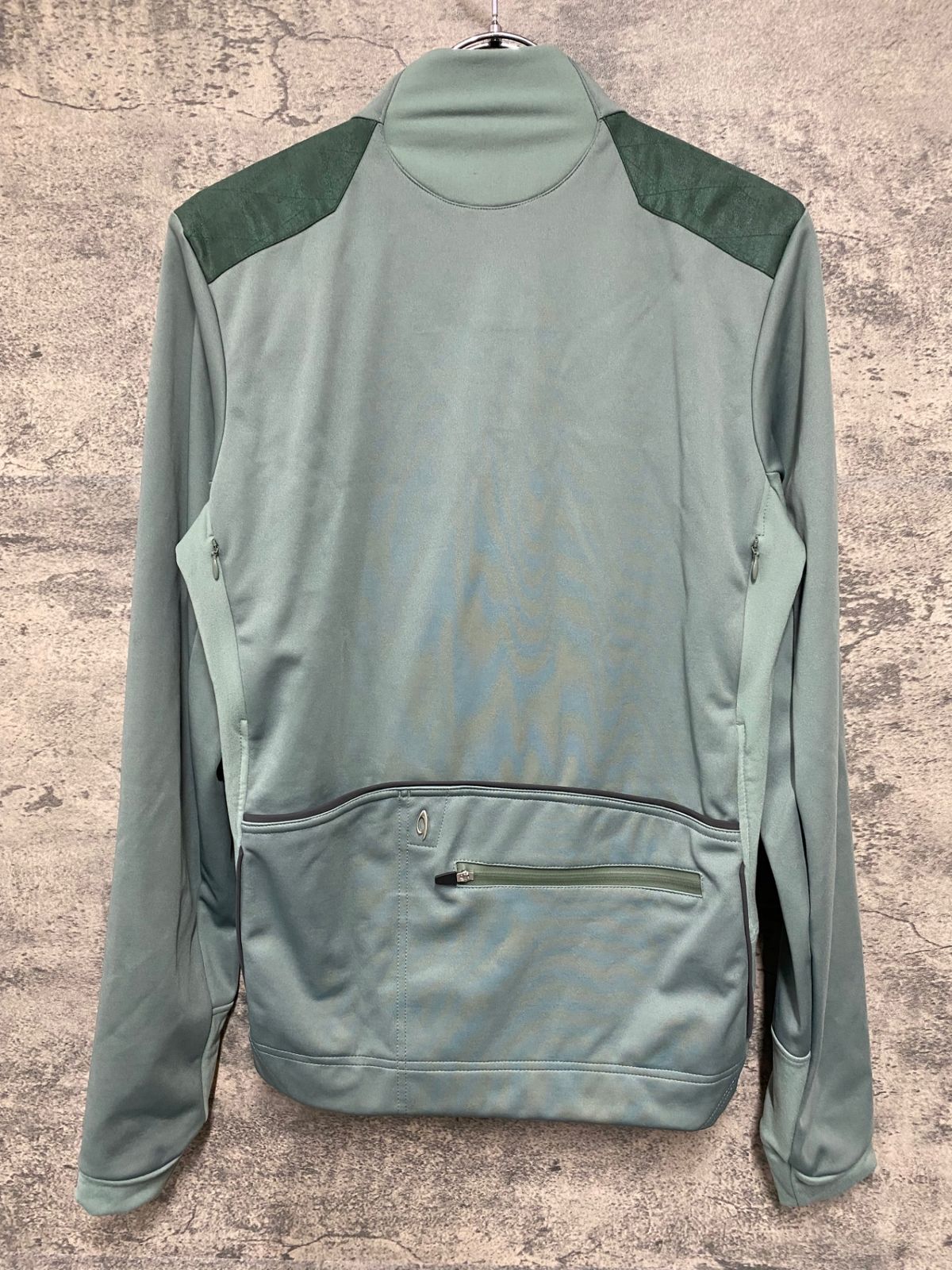 Isadore サイクルジャケット 緑と紺 Isadore サイクルジャージ 長袖