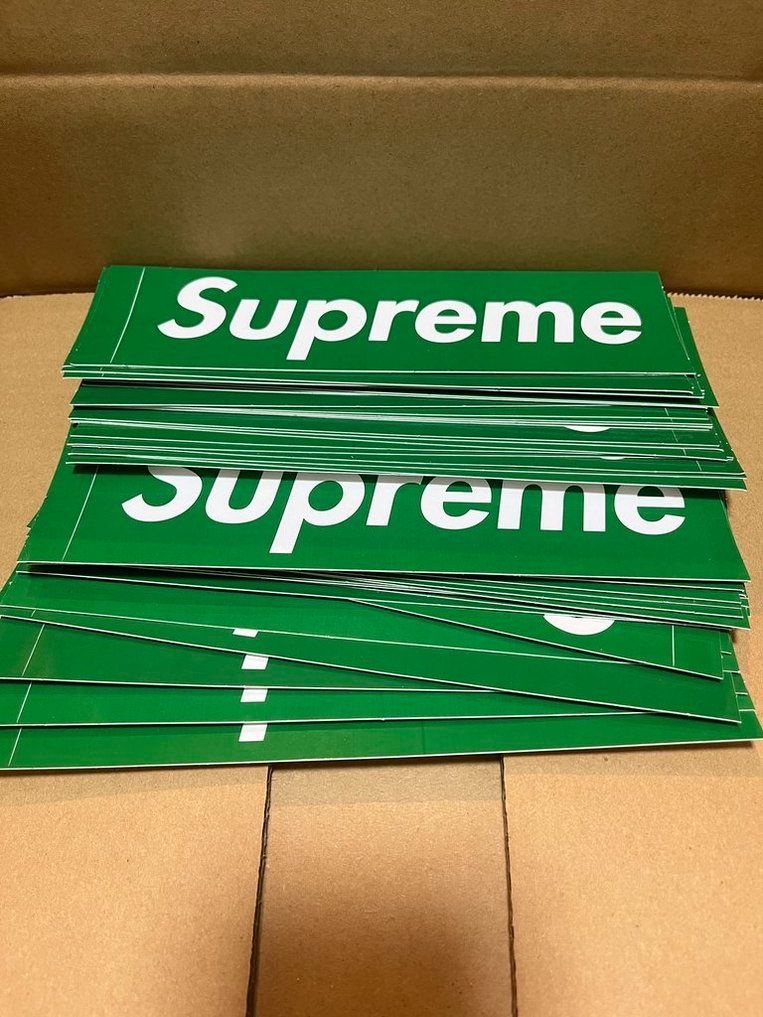 7枚セット supreme ステッカー グリーン 緑 シュプリーム - メルカリ