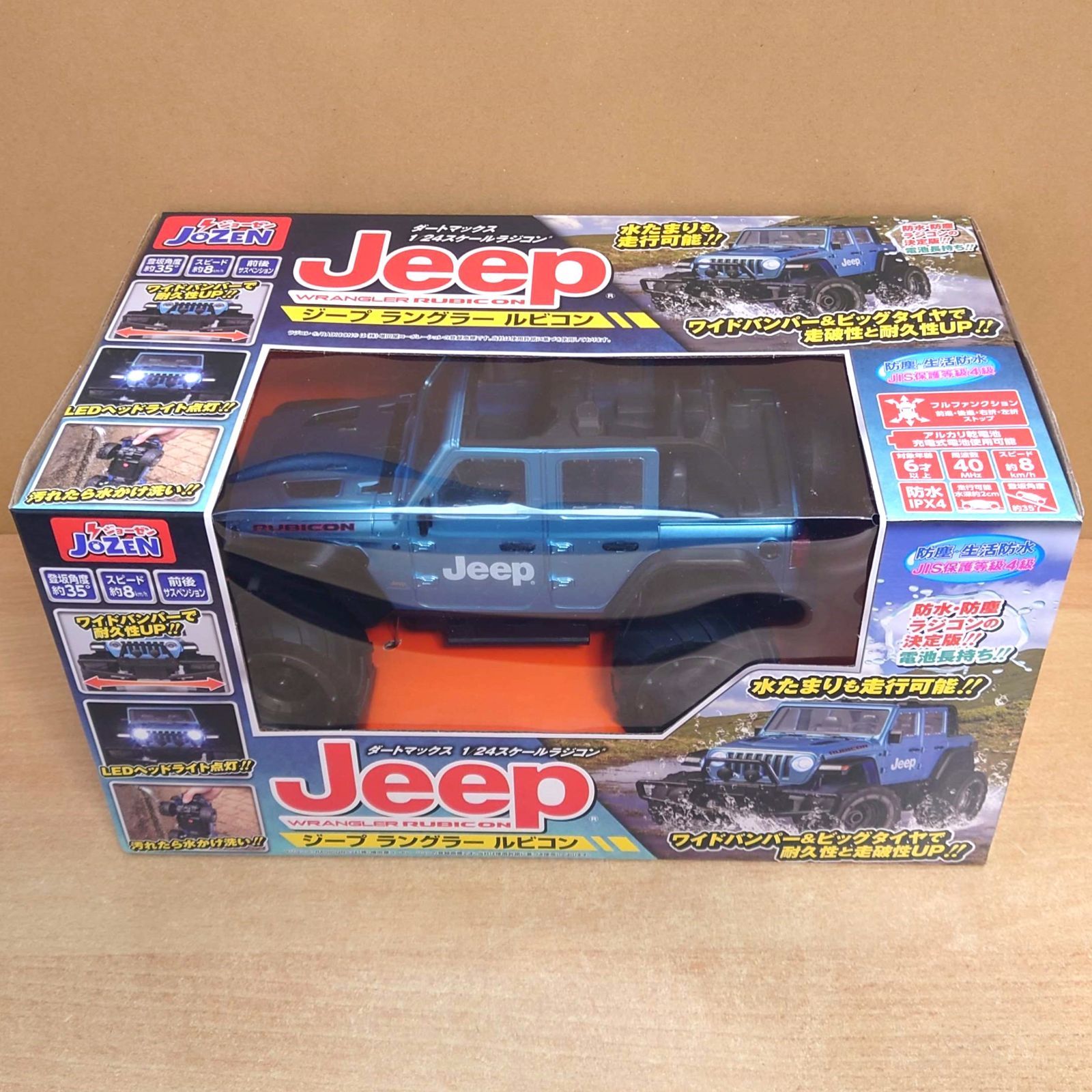 1/24 ジープ ラングラー ルビコン JRVT111-BL ブルー ジョーゼン(Jozen