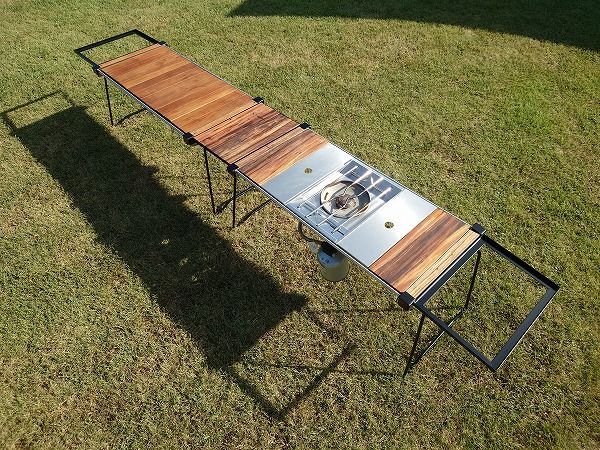 スノーピーク IGTフレーム×3フラットバーナー スライドトップ 830脚