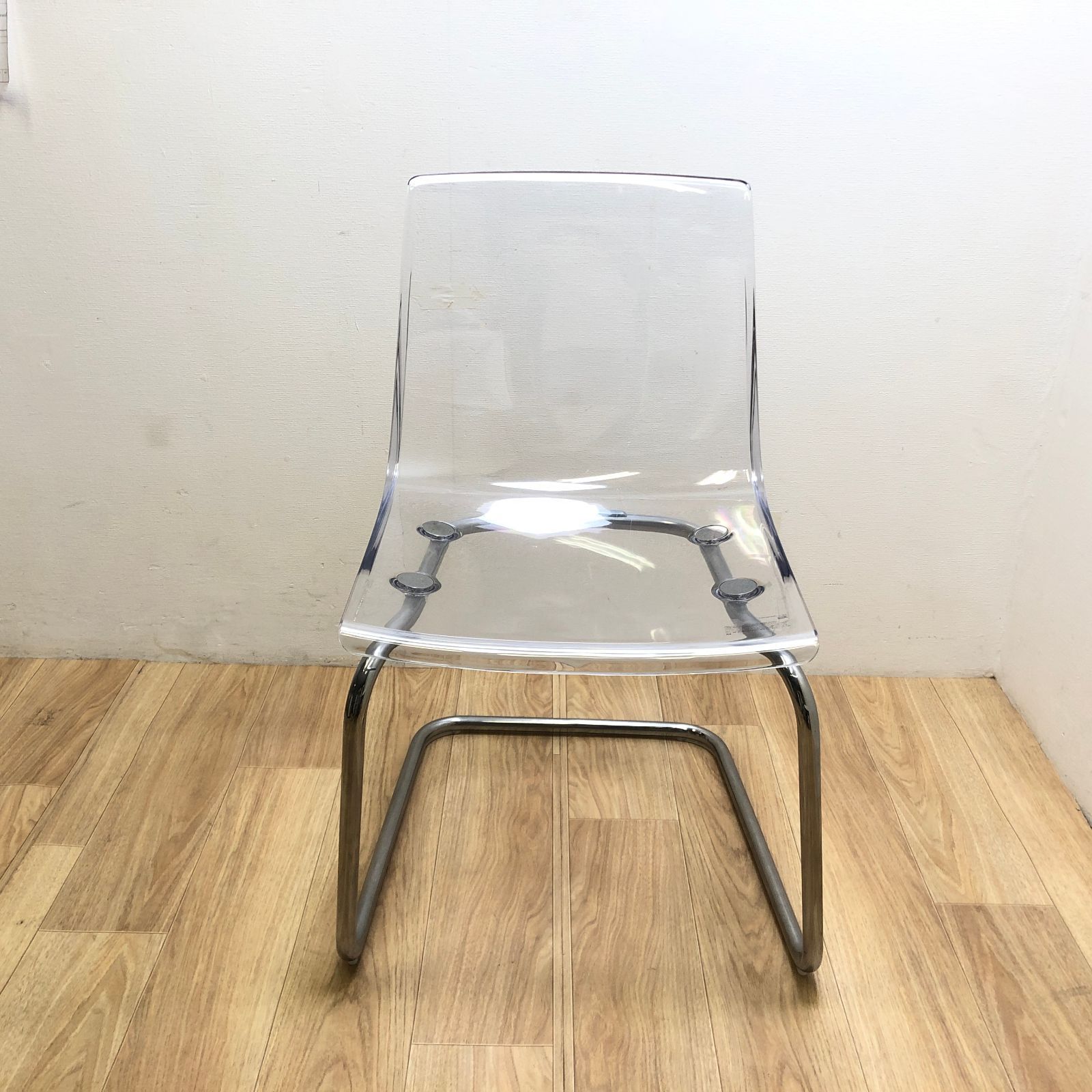 みさとさま】IKEAトービアス TOBIAS ダイニングチェア 椅子 クリア