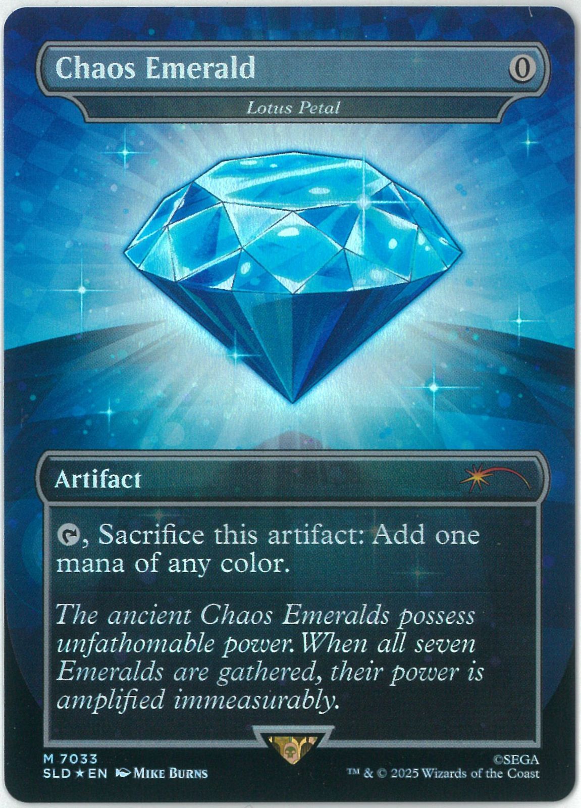 MTG/英語版/Chaos Emerald/水蓮の花びら/Lotus Petal/Sonic: Friends