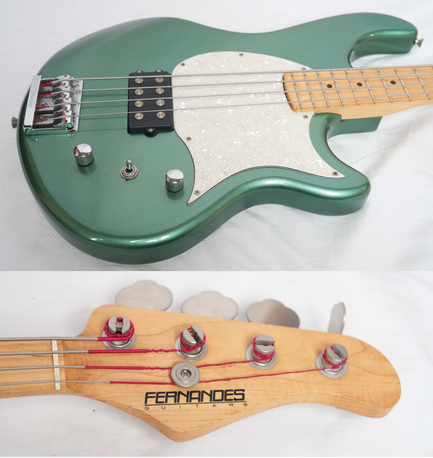 ☆FERNANDES☆FSB-65 ATLAS 4X ターコイズメタリック 輸出向けモデル