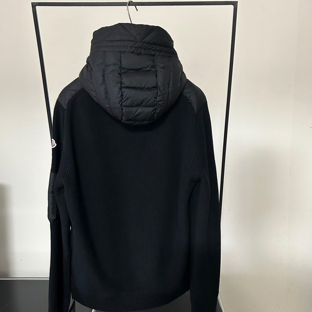 モンクレール☆MONCLER☆定番ハイブリッドダウンニット☆ブラック