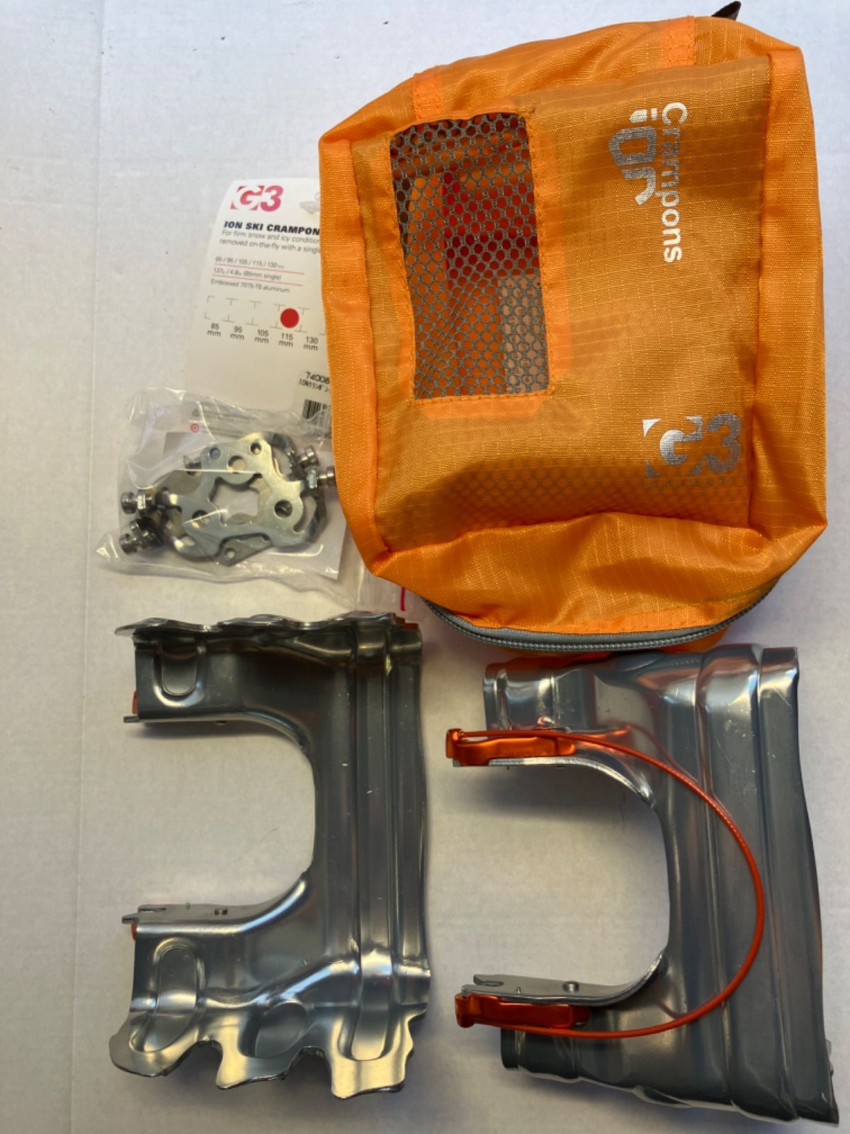 クランポン ジースリー G3 スキーアイゼン105m m クランポン