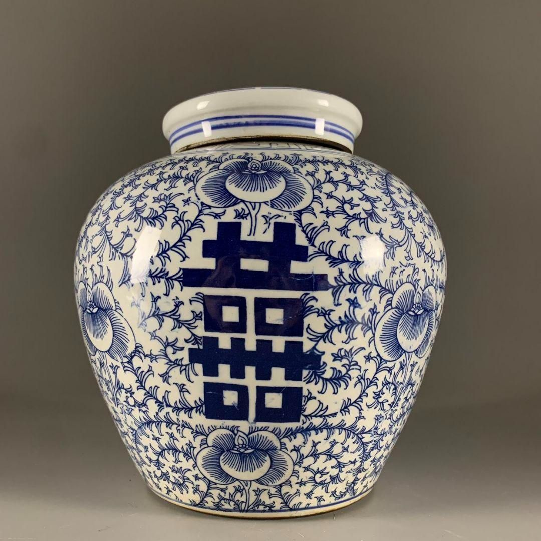明成化手画斗彩龍鳳紋天字缶 茶壺 景徳鎮 陶磁器 装飾品 現代工芸品