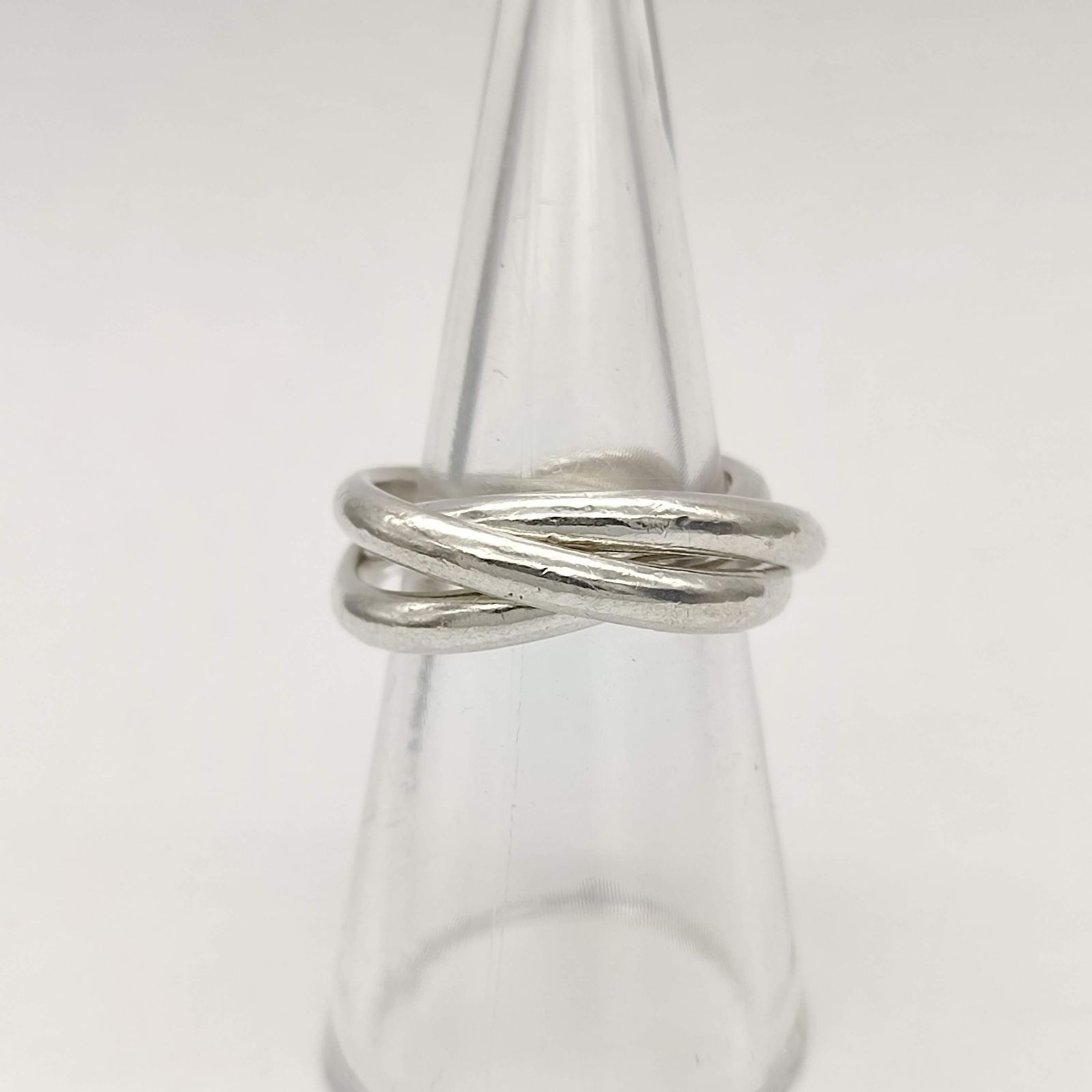 Tiffany ティファニー トリニティリング 3連 シルバー925 11号 - メルカリ