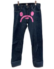 XLサイズ】アベイシングエイプ マイロ サファリ スター刺繍 デニム a