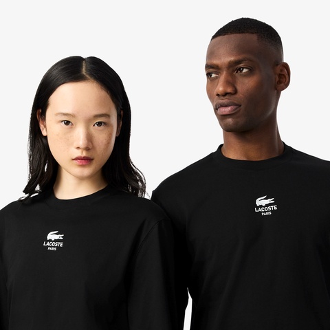 ワンポイントプリントロングスリーブTシャツ TH8135 - ラコステ