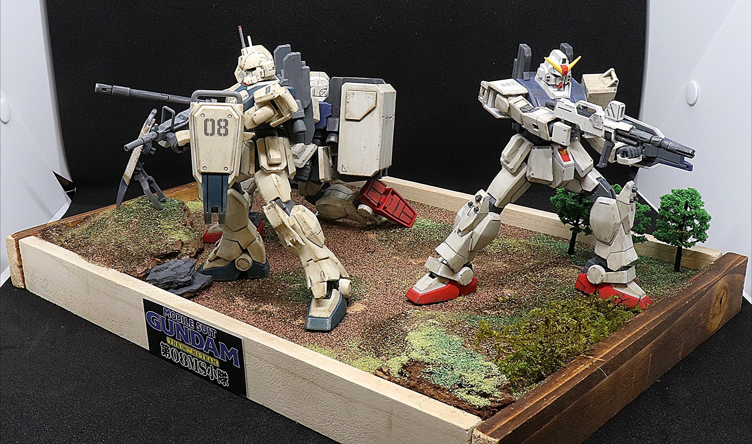 HGUC陸戦型ガンダムジオラマ