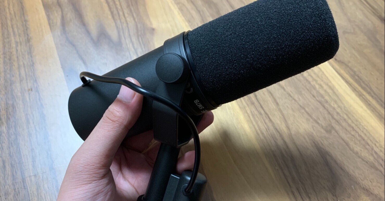 最高の実況用ダイナミックマイク「Shure SM7B」を実戦レビュー｜onzo