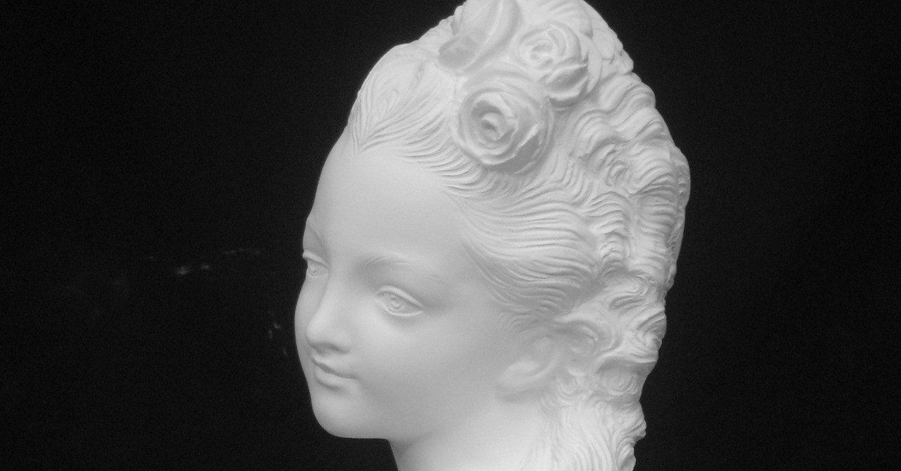 K-180 バラの少女胸像｜石膏像ドットコム（脇本）