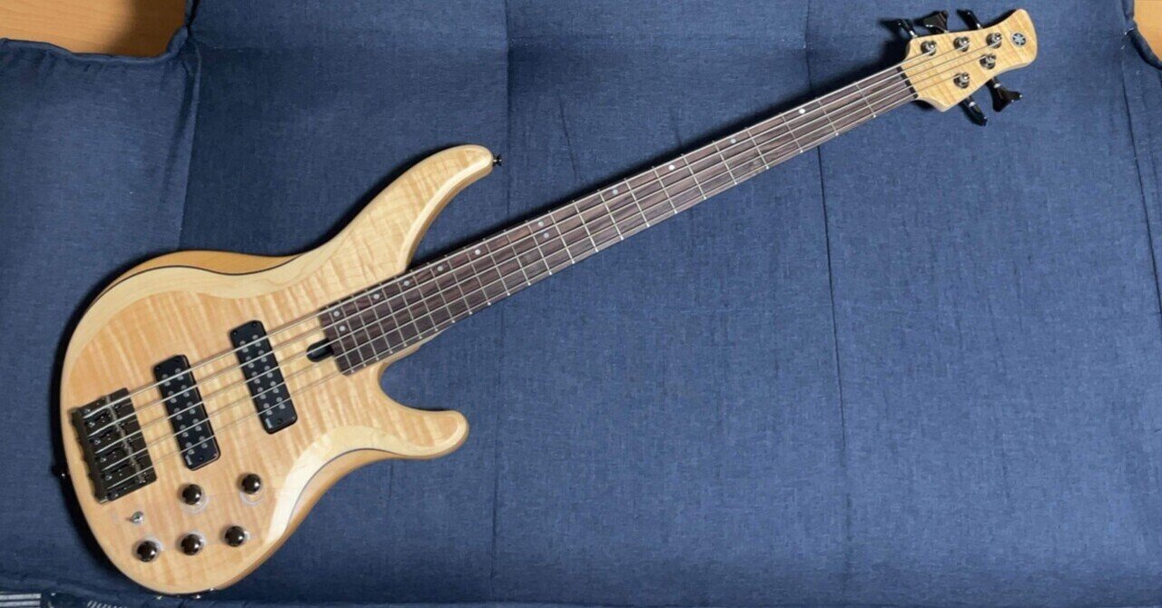 My New Gear…【人生初の5弦ベース入手（YAMAHA TRBX605 FM）の記