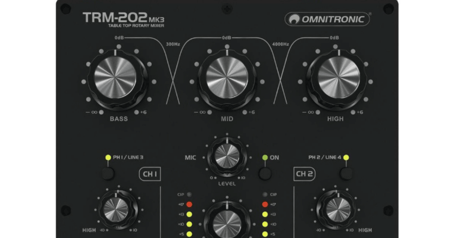 ロータリーミキサー OMNITRONIC TRM-202 MK3｜Yasu-Pacino