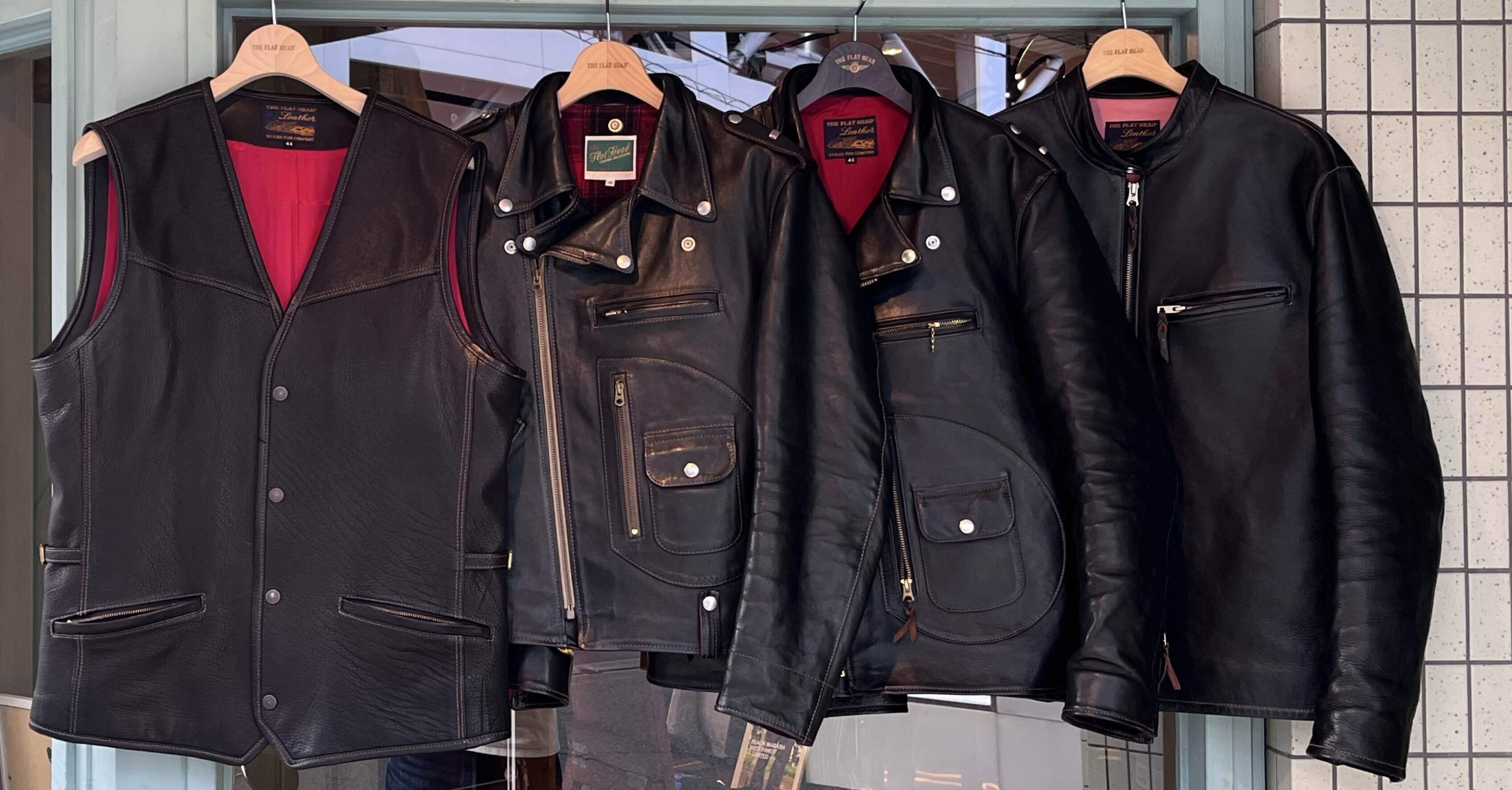 THE FLAT HEAD 高崎店】MYレザージャケットコレクション！｜THE FLAT HEAD
