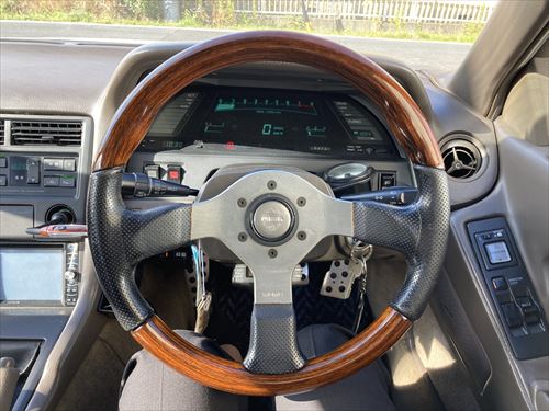 モモ チェルト ウッド レザー コンビ ハンドル 37パイ モモ チェルト