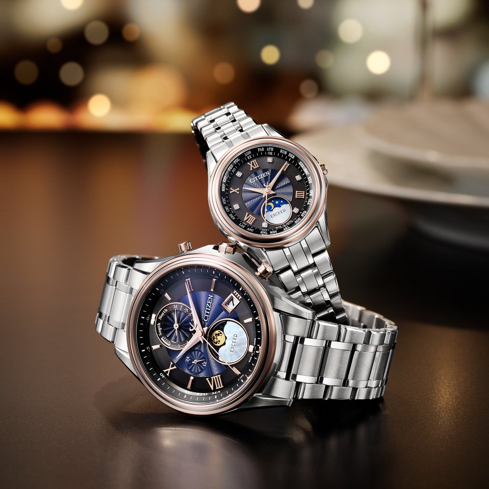 シチズン エクシード』から「月の道」をデザインテーマとした、”いい