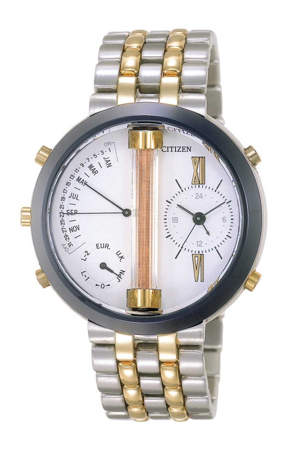 1993 年発売のシチズン電波時計「Cal.(キャリバー)7400」 国立科学