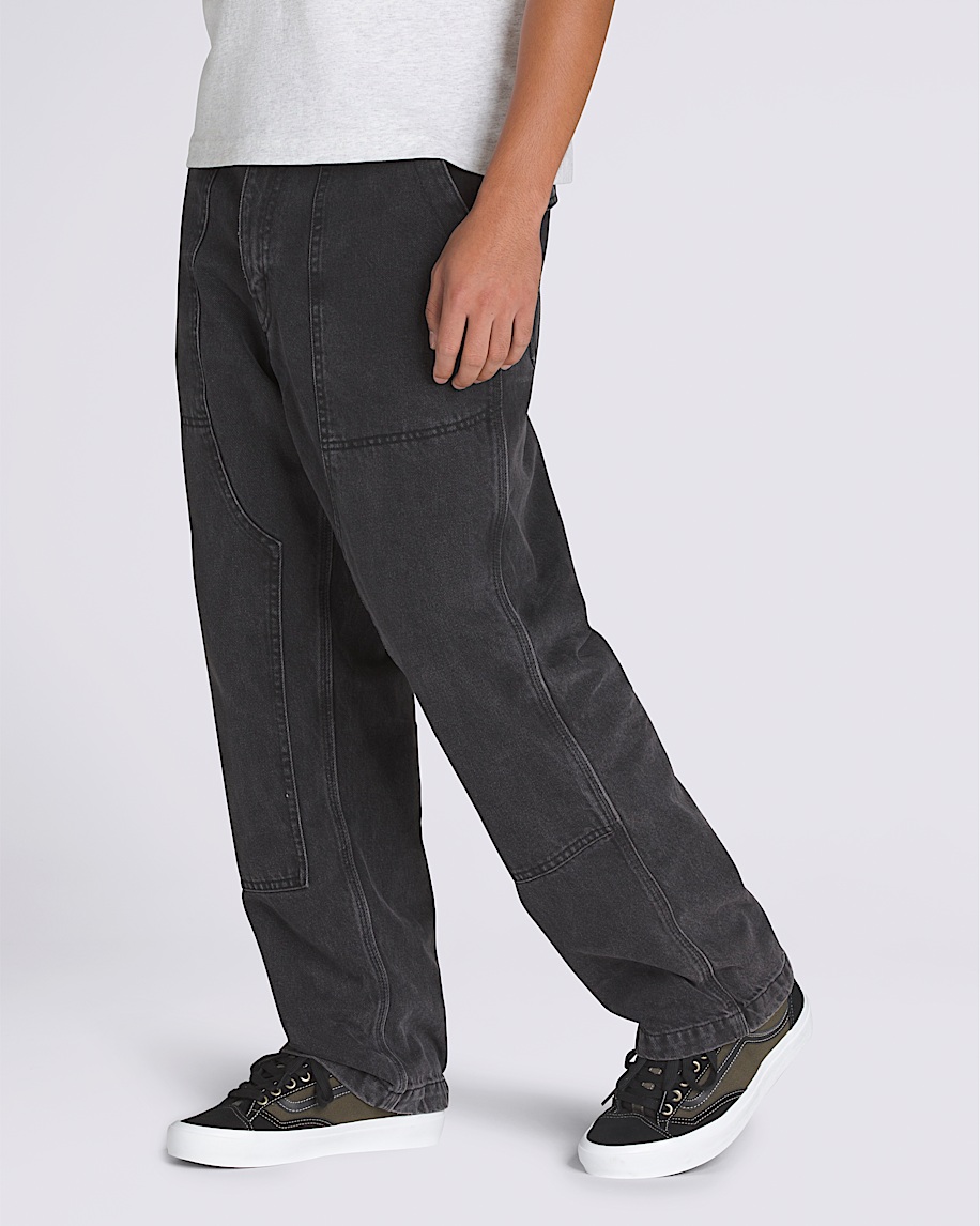 Skate Loose Utility Denim Pants in Pirate Black | Vans