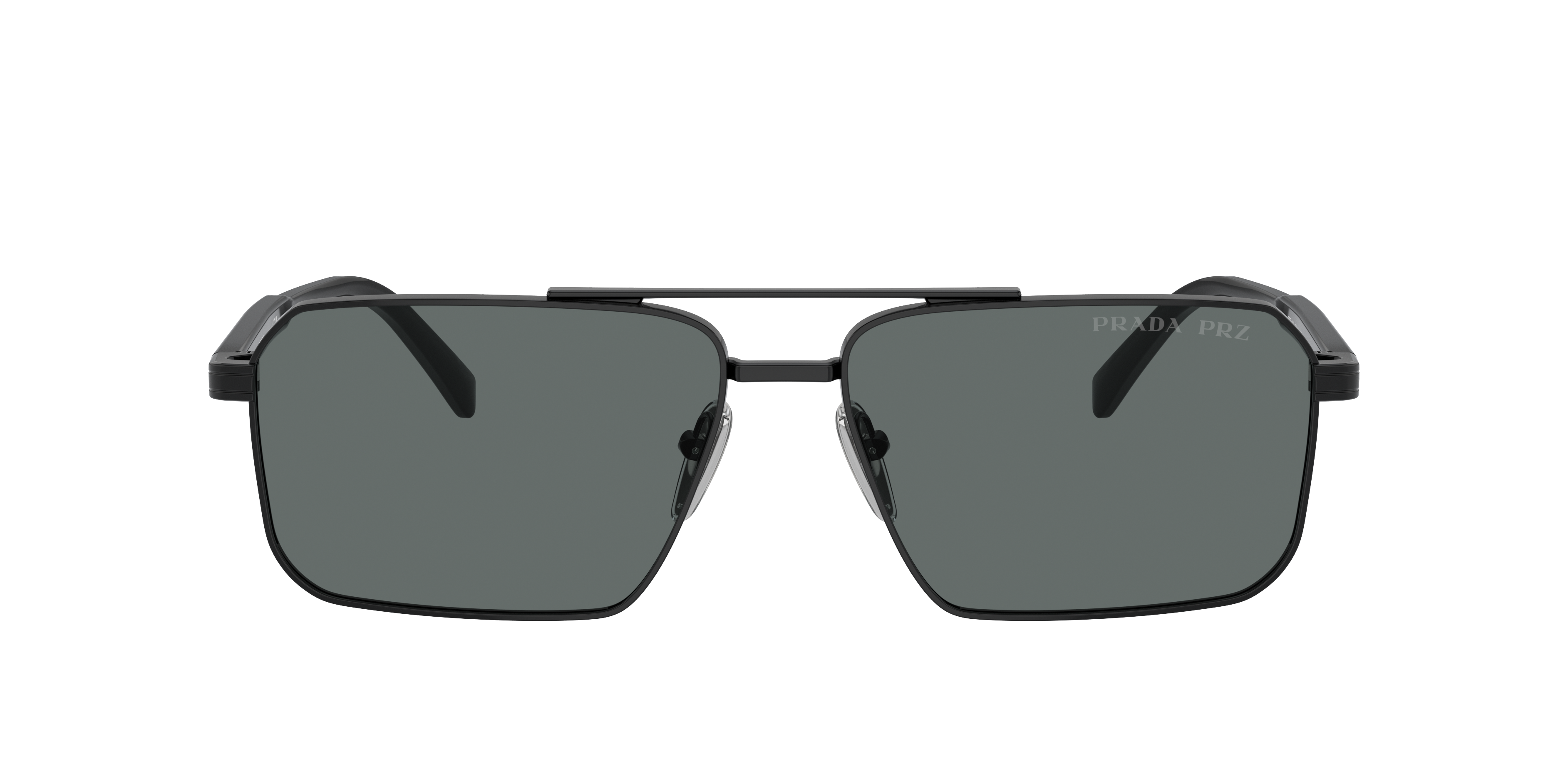 Prada PR A57S XL (61 - 15) with Grey lenses and Black frame