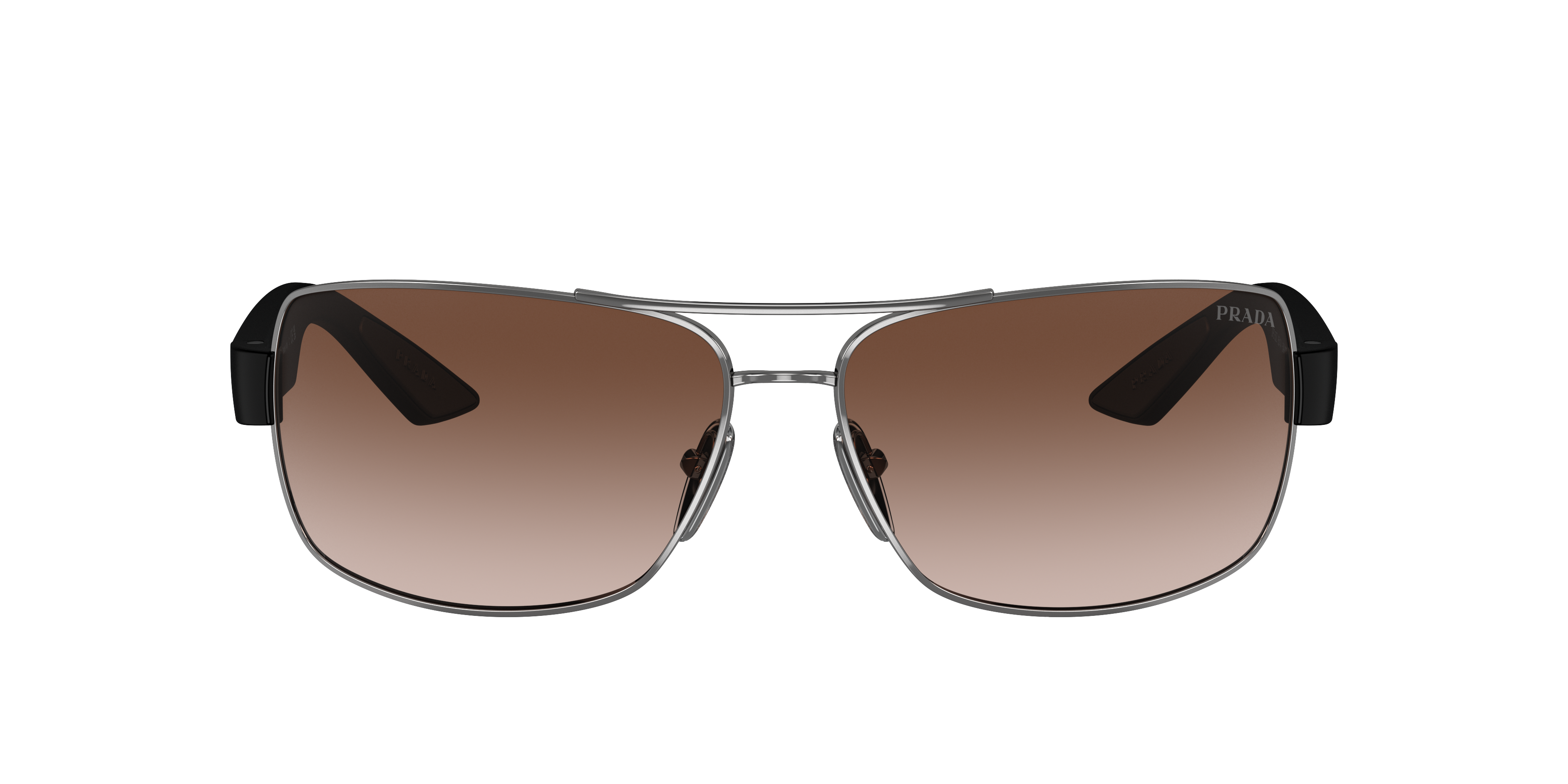 Prada Linea Rossa PS 50ZS XXL (65 - 14) with Brown lenses and Grey