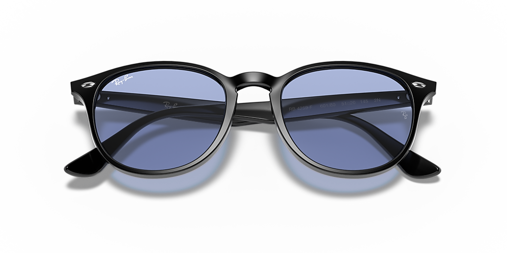 Ray-Ban RB4259F L (53 - 20) with Blue lenses and Black frame