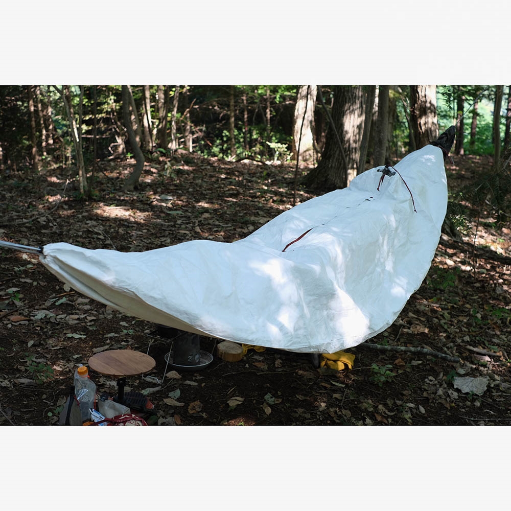 ハンモックビビィ Tyvek | 凌 | ハンモック用のシュラフカバー