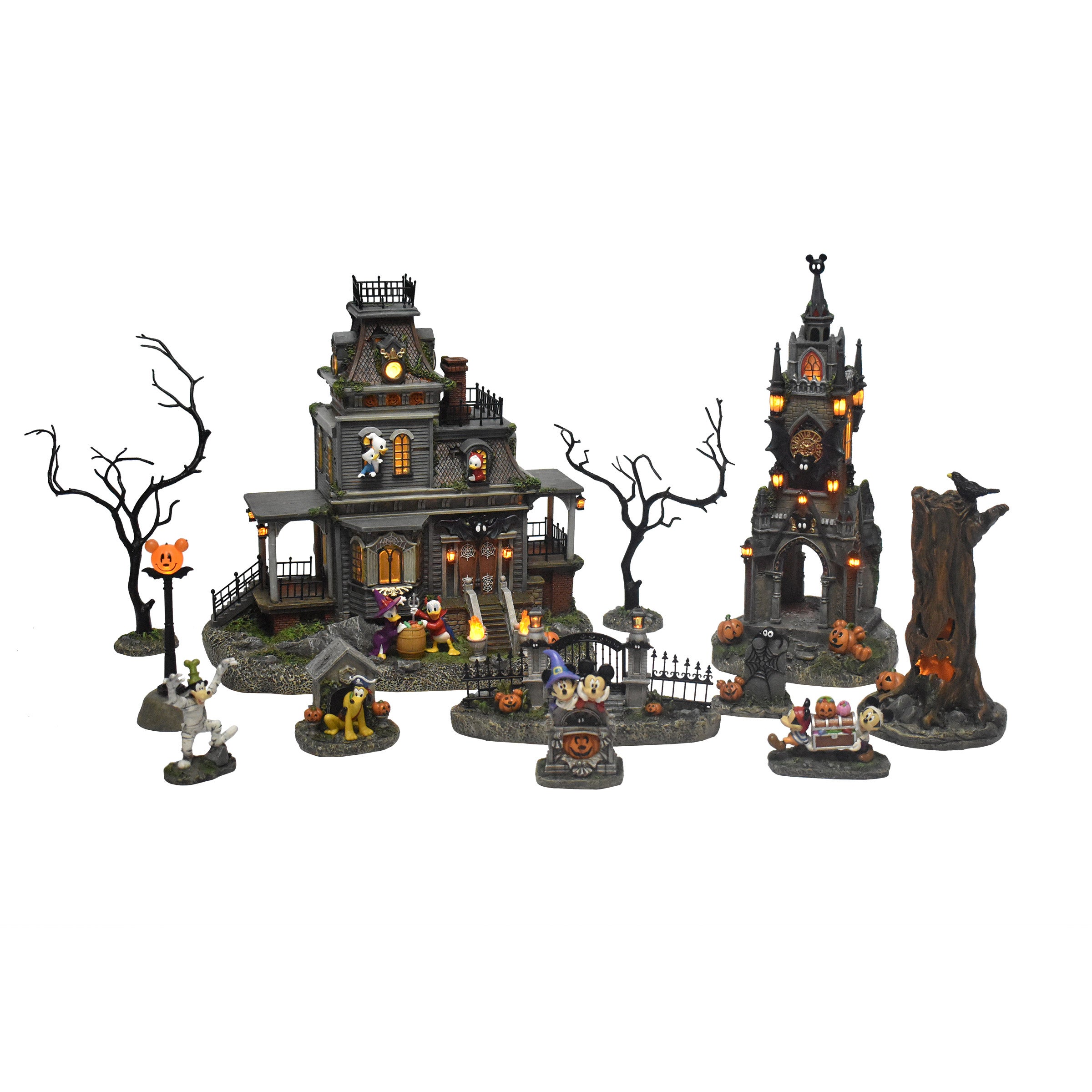 DISNEY HALLOWEEN VILLAGE 12 PIECE SET - $29.97 at Costco