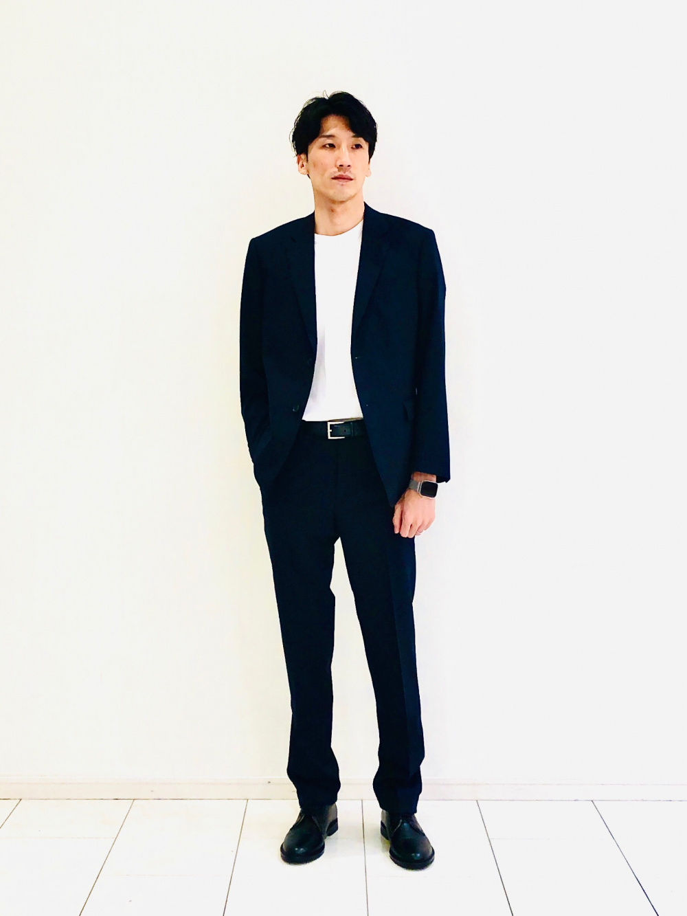 ストレッチウールスリムジャケット/カスタムオーダー、スーパーノン