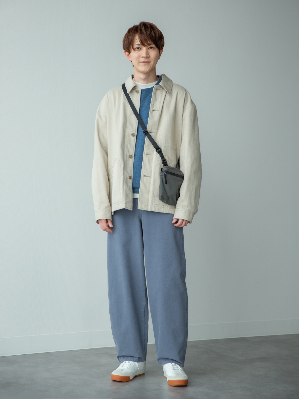 オーバーサイズカラーデニムジャケット」の着用コーディネート